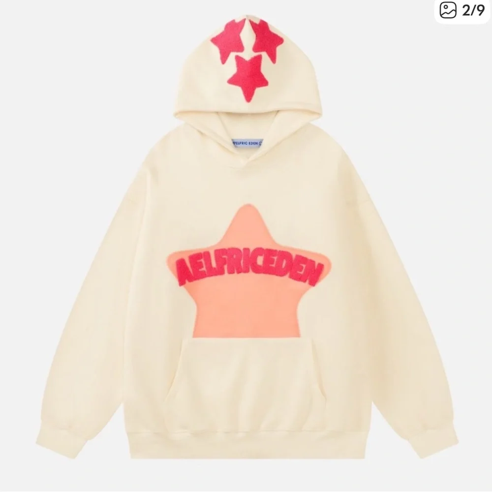 Aelfric Eden vintage embroidery Eden star V303 hoodie unisex large - Picture 3 of 14